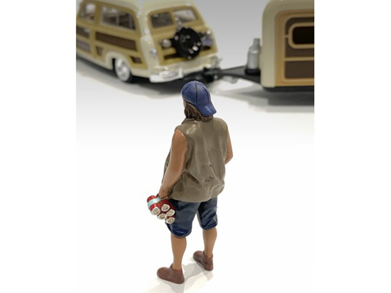 Campers Figurine 2 for Model Camper Figures Camping & Outdoors