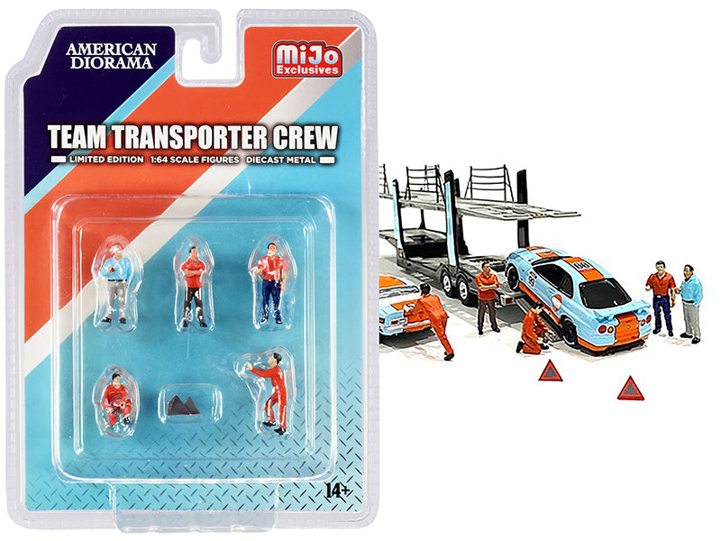 Set of Diecast Model Transporter Crew Figure