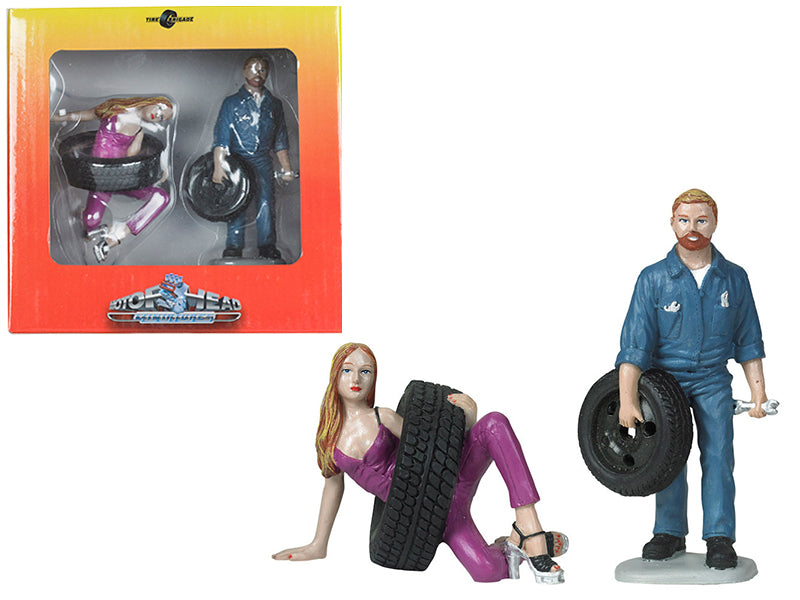 Val & Gary Tire Model Tire Brigade Figures