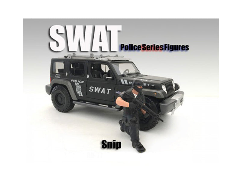SWAT Team Snip Model Police Officer Figure Law Enforcement