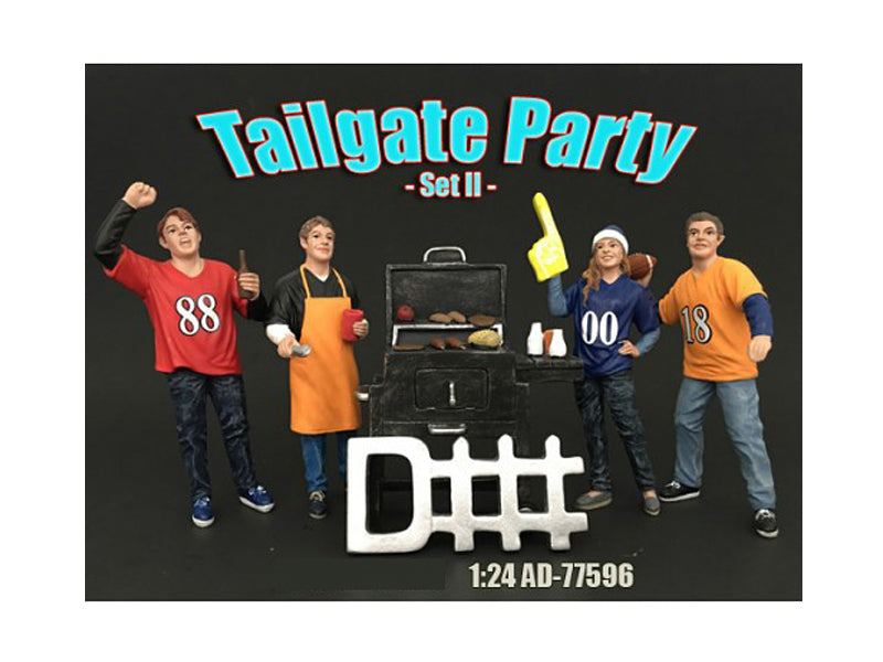 Tailgate Party Set II Model Partygoers Figure