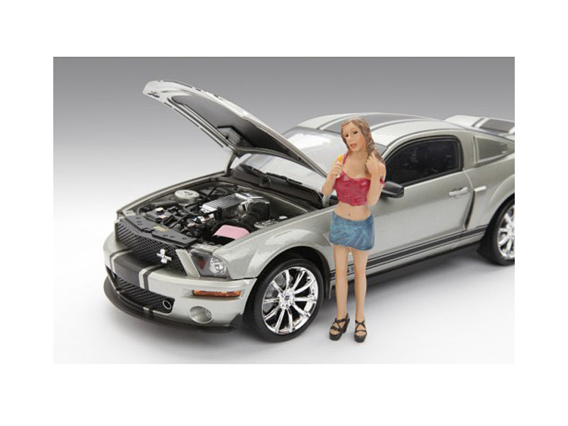 Monica Figurine of Diecast Model Car Model Figure