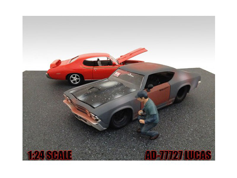 Lucas Diecast Model Auto Mechanic Figure Automotive Repair