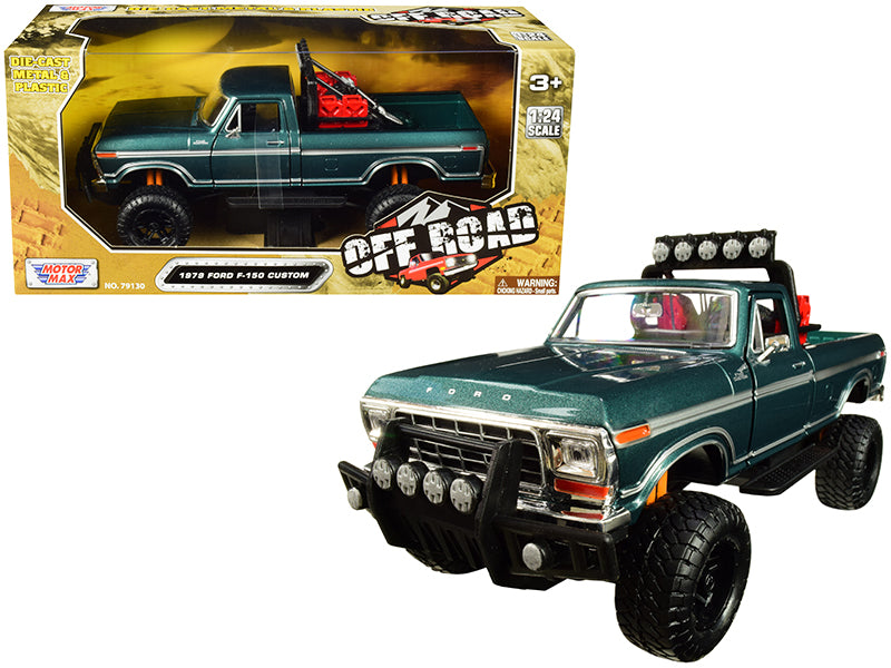 1979 Ford F-150 Green Diecast Model Pickup Truck