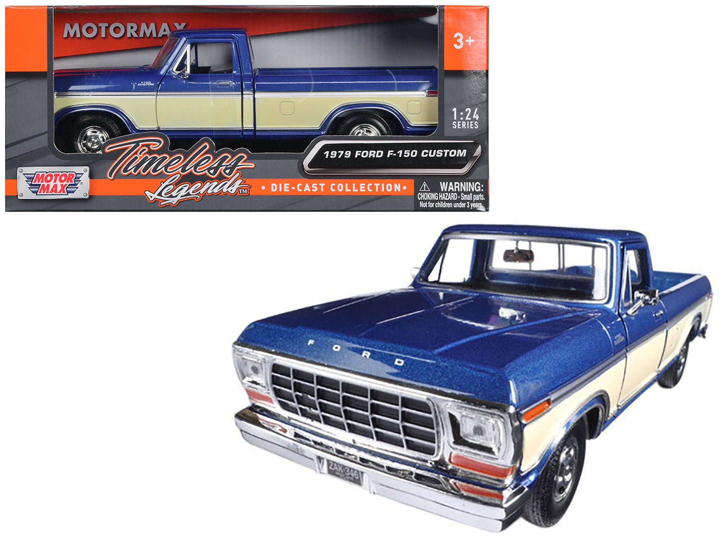 1979 Ford F-150 Blue Diecast Model Pickup Truck