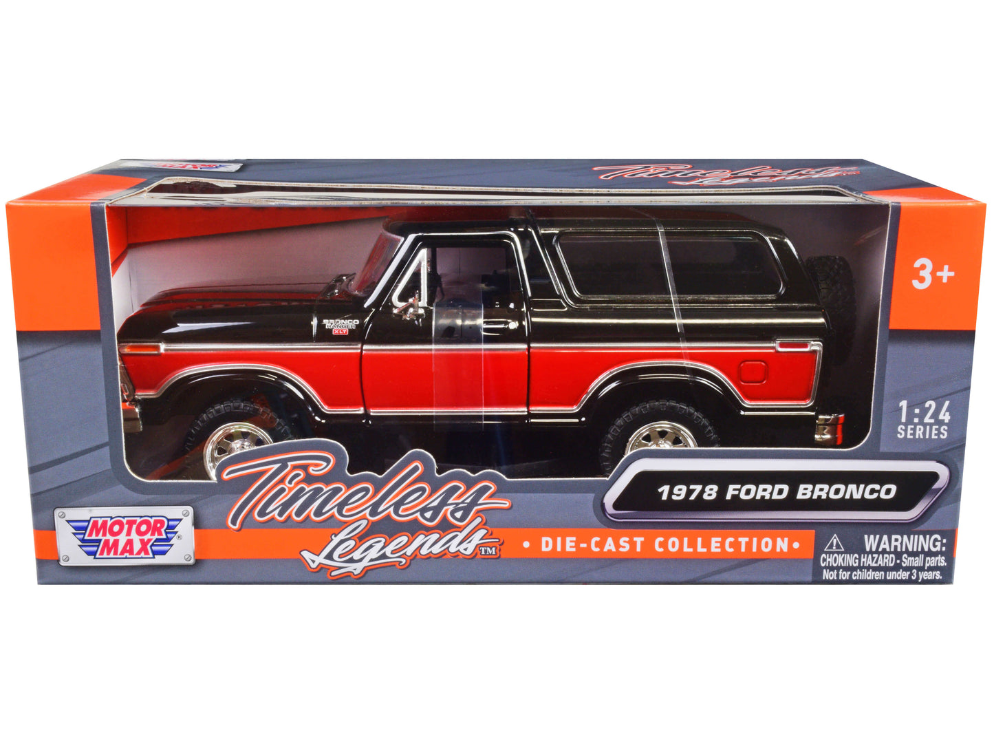 1978 Ford Bronco Ranger Black Diecast Model Car