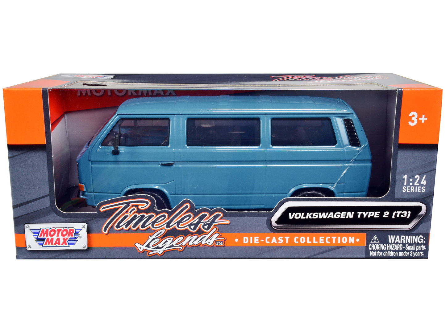 Volkswagen Type 2 T3 Blue Diecast Model Van