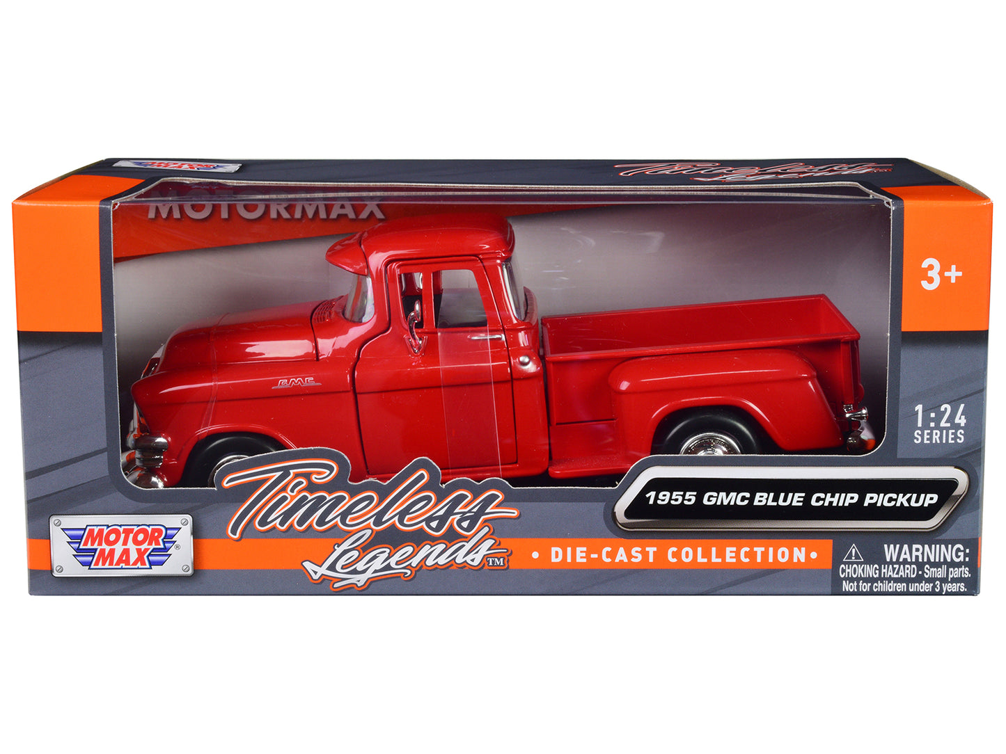 1955 GMC Chip Red Diecast Model Pickup Truck