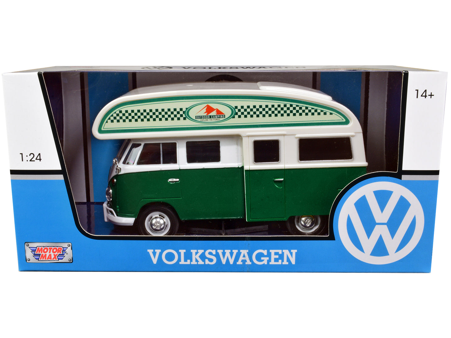 Volkswagen Type 2 T1 Green Diecast Model Van