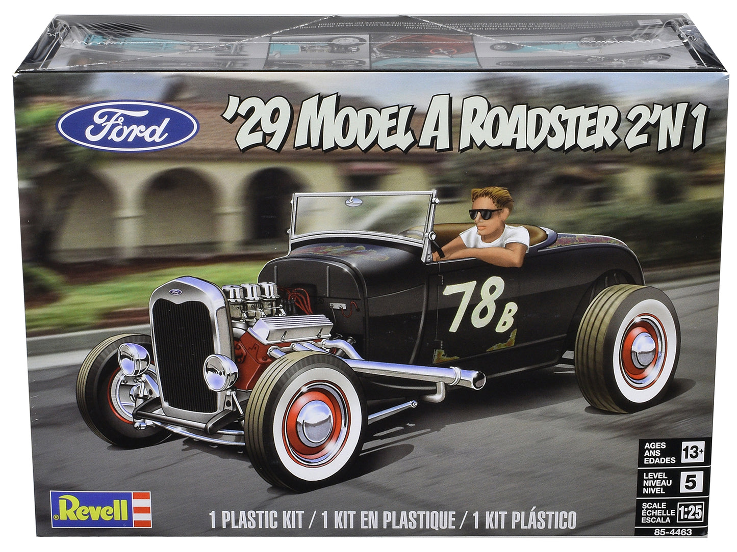1929 Ford Model A Roadster Plastic Model Model Kit to Build