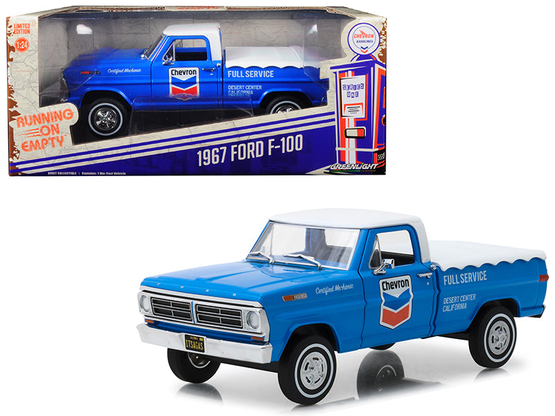 1967 Ford F-100 Blue Diecast Model Car