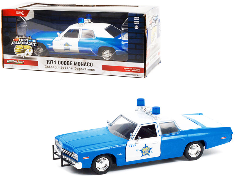 1974 Dodge Monaco Blue Diecast Model Car