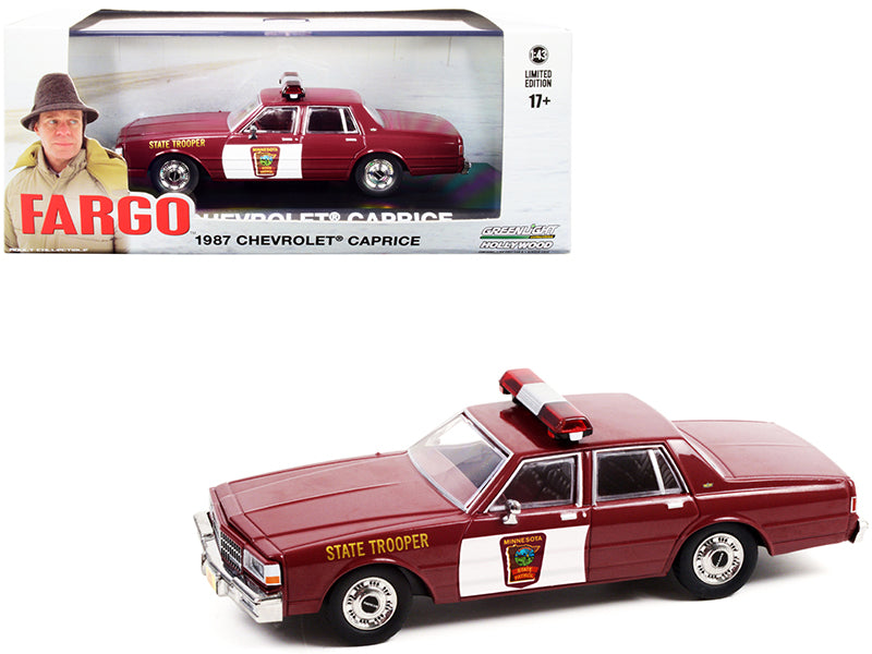 1987 Chevrolet Caprice Red Diecast Model Car Fargo (1996)