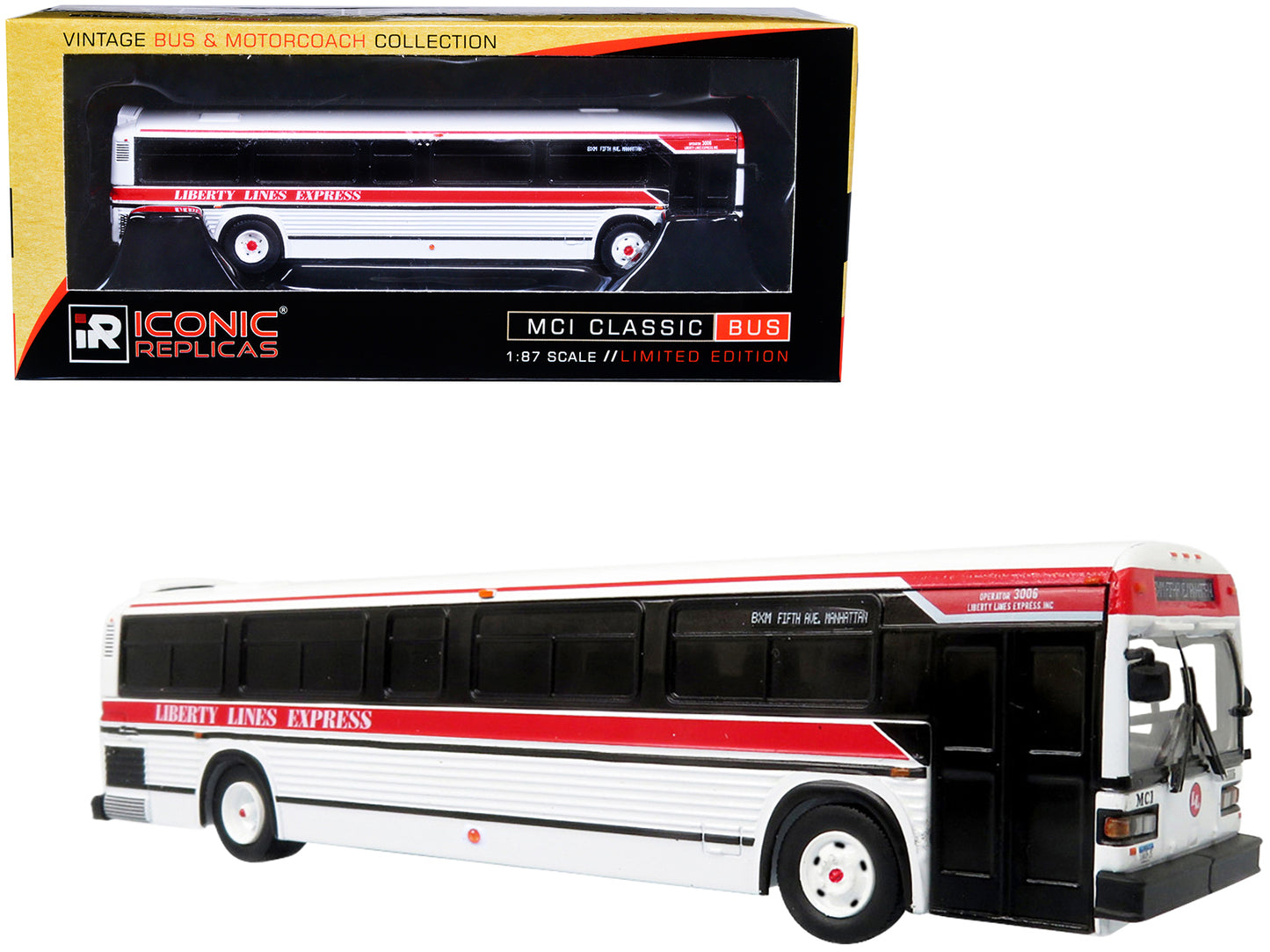 MCI Classic City Bus Diecast Model Bus