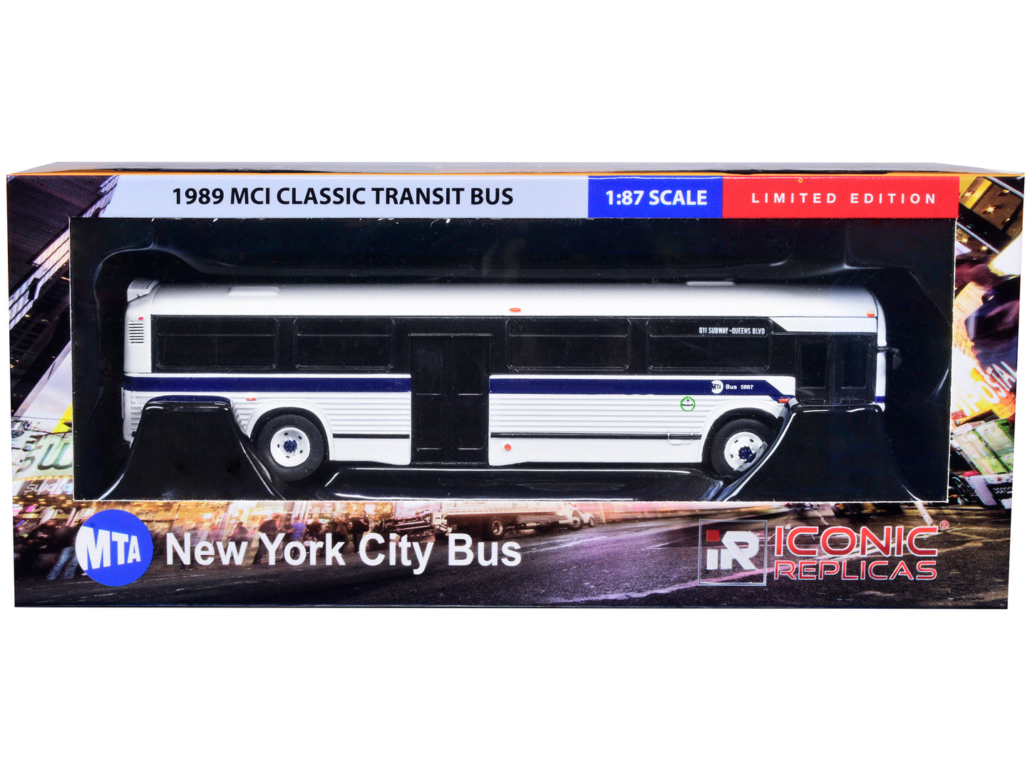 1989 MCI Classic Transit Diecast Model Bus