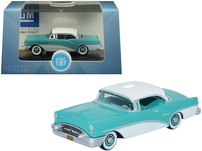 1955 Buick Century Blue Diecast Model Car
