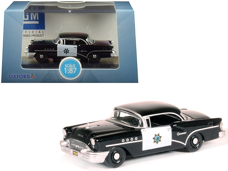 1955 Buick Century California Black Diecast Model Car