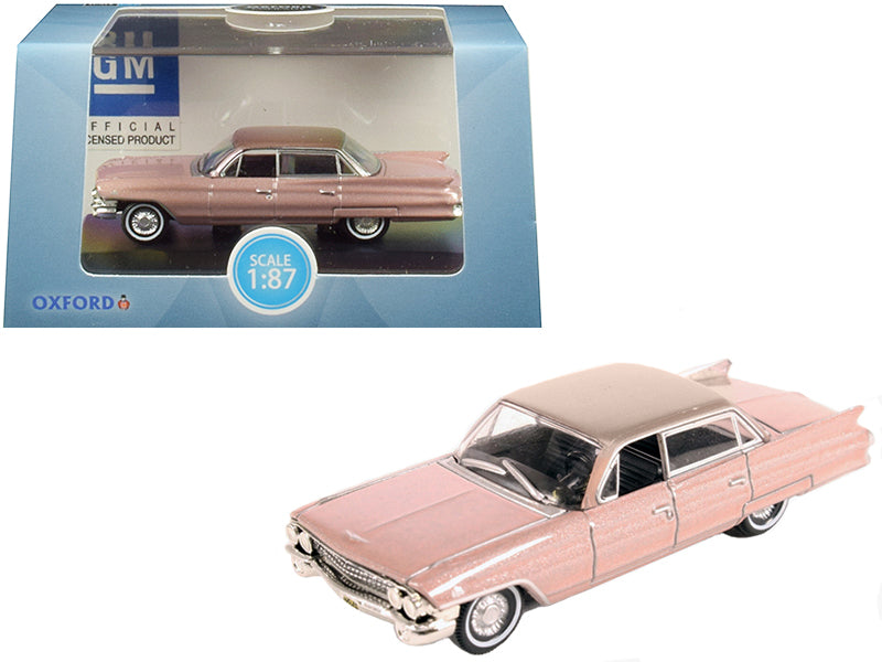 1961 Cadillac Sedan DeVille Pink Diecast Model Car