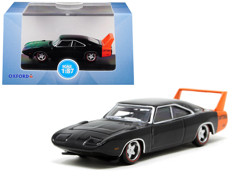 1969 Dodge Charger Daytona Black Diecast Model Car