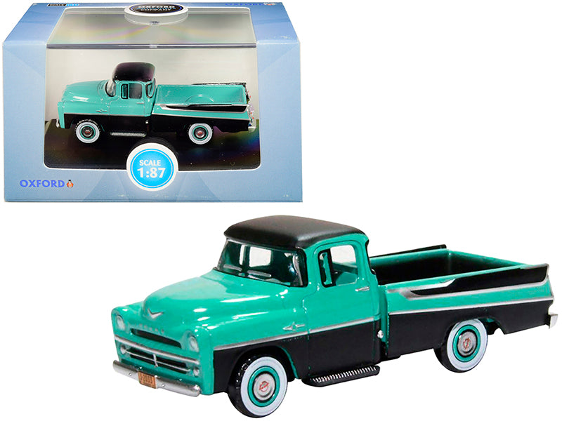1957 Dodge D100 Sweptside Blue Diecast Model Pickup Truck