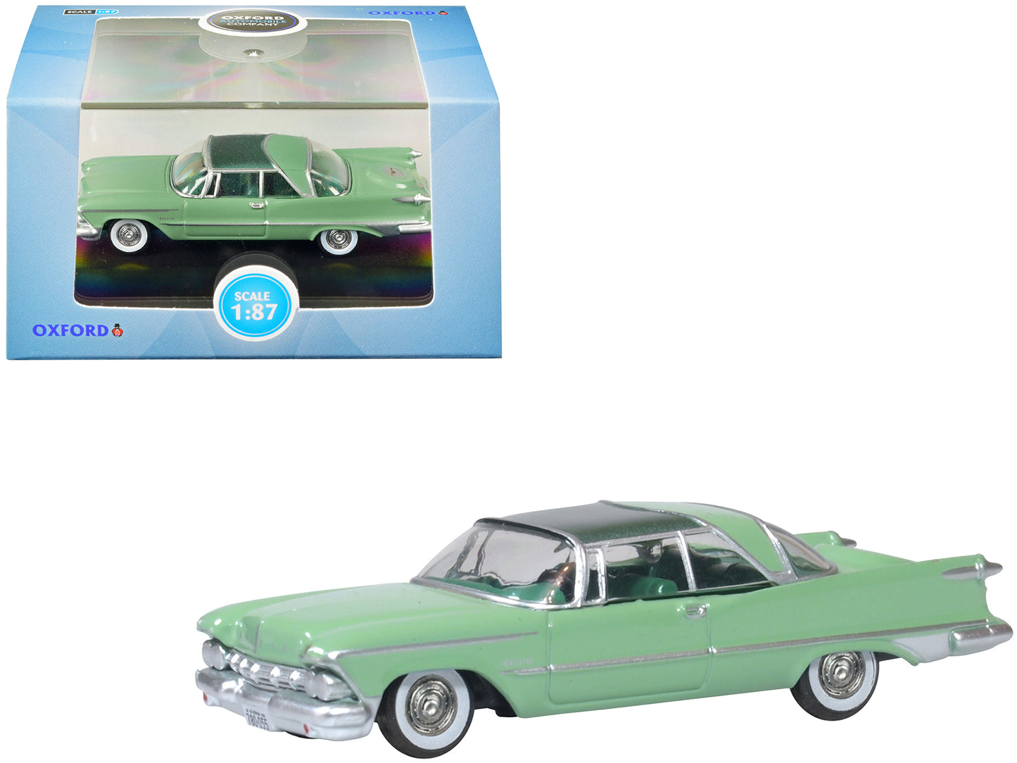 1959 Chrysler Imperial Crown Green Diecast Model Car