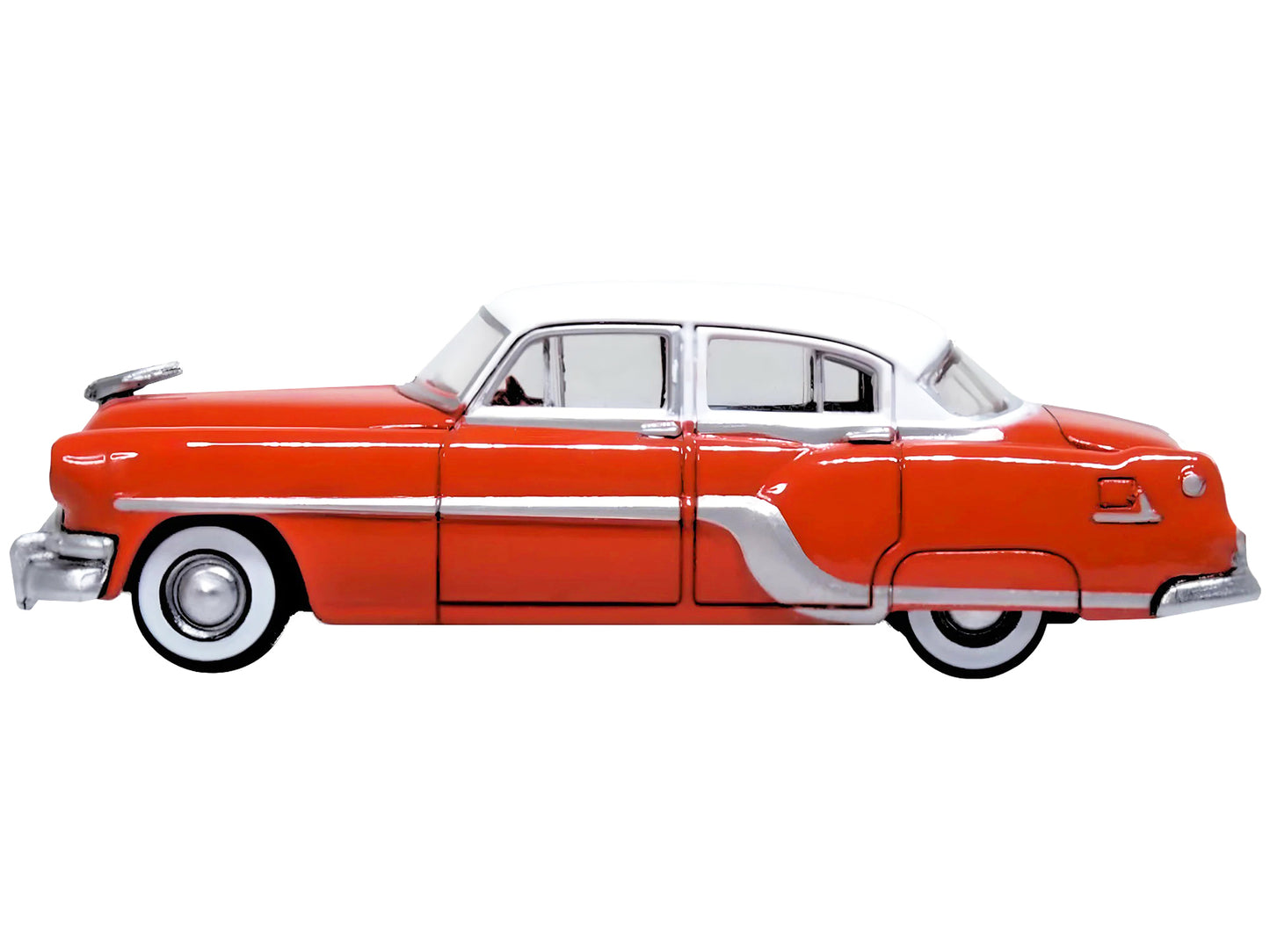 1954 Pontiac Chieftain 4 Red Diecast Model Car
