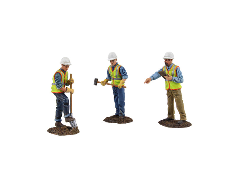 Metal Diecast Model Construction Worker Figure