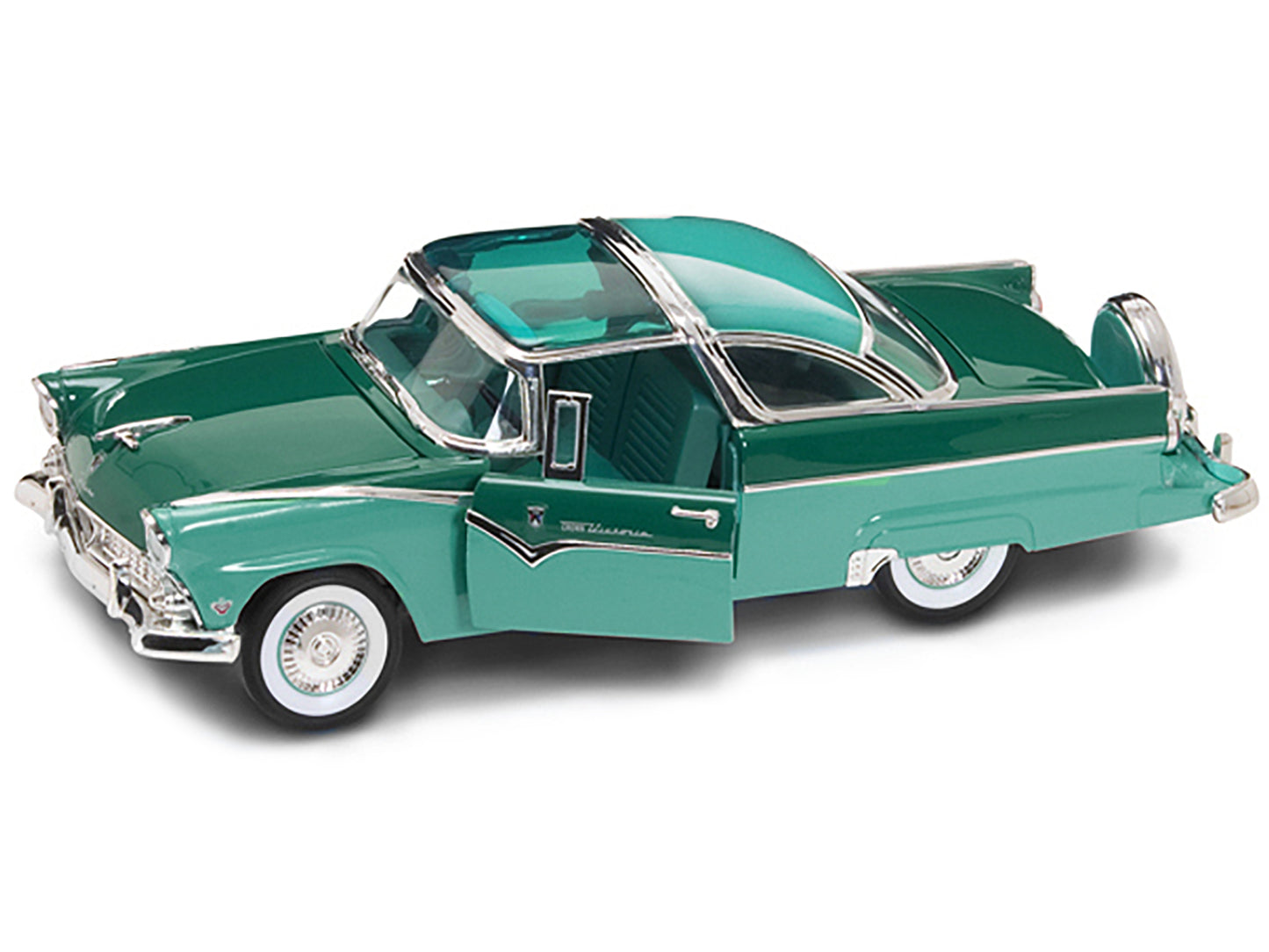 1955 Ford Fairlane Crown Green Diecast Model Car
