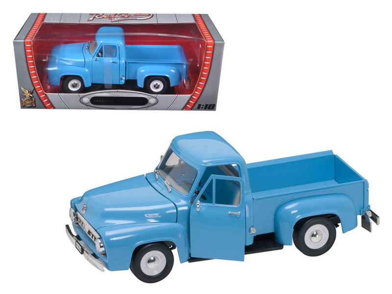 1953 Ford F-100 Blue Diecast Model Pickup Truck