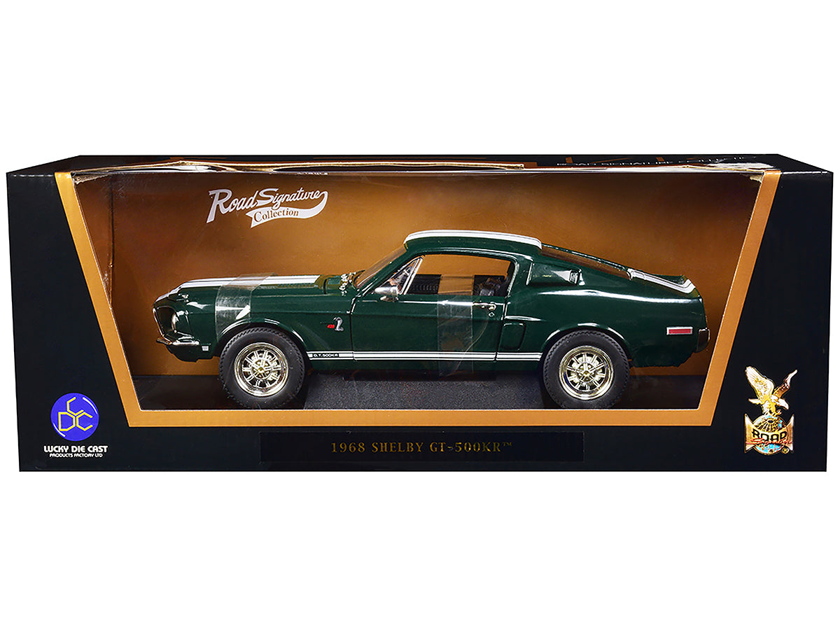 1968 Shelby GT500 KR Green Diecast Model Car