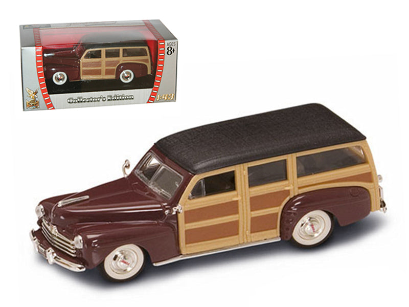 1948 Ford Woody Red Diecast Model Car