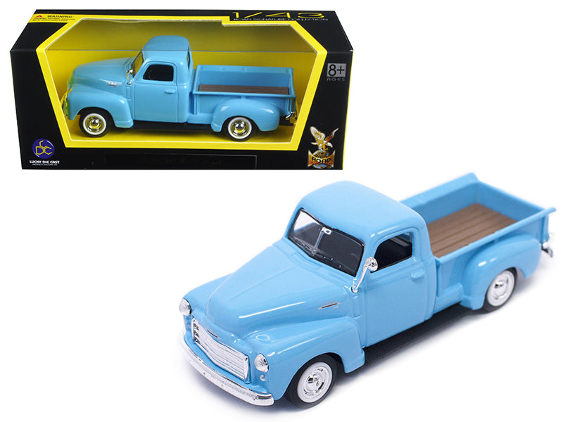 1950 GMC Blue Diecast Model Pickup Truck