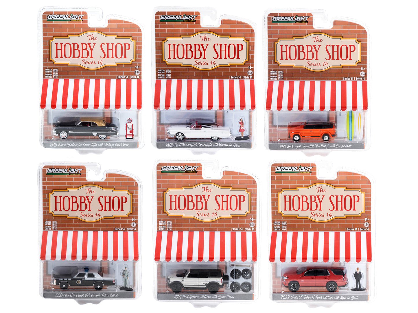 The Hobby Shop Set Diecast Model Car/Truck Set