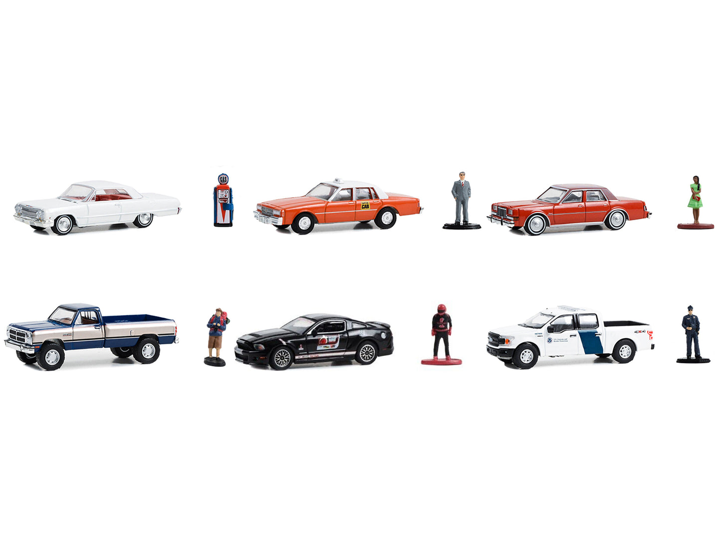 The Hobby Shop Set Diecast Model Car/Truck Set
