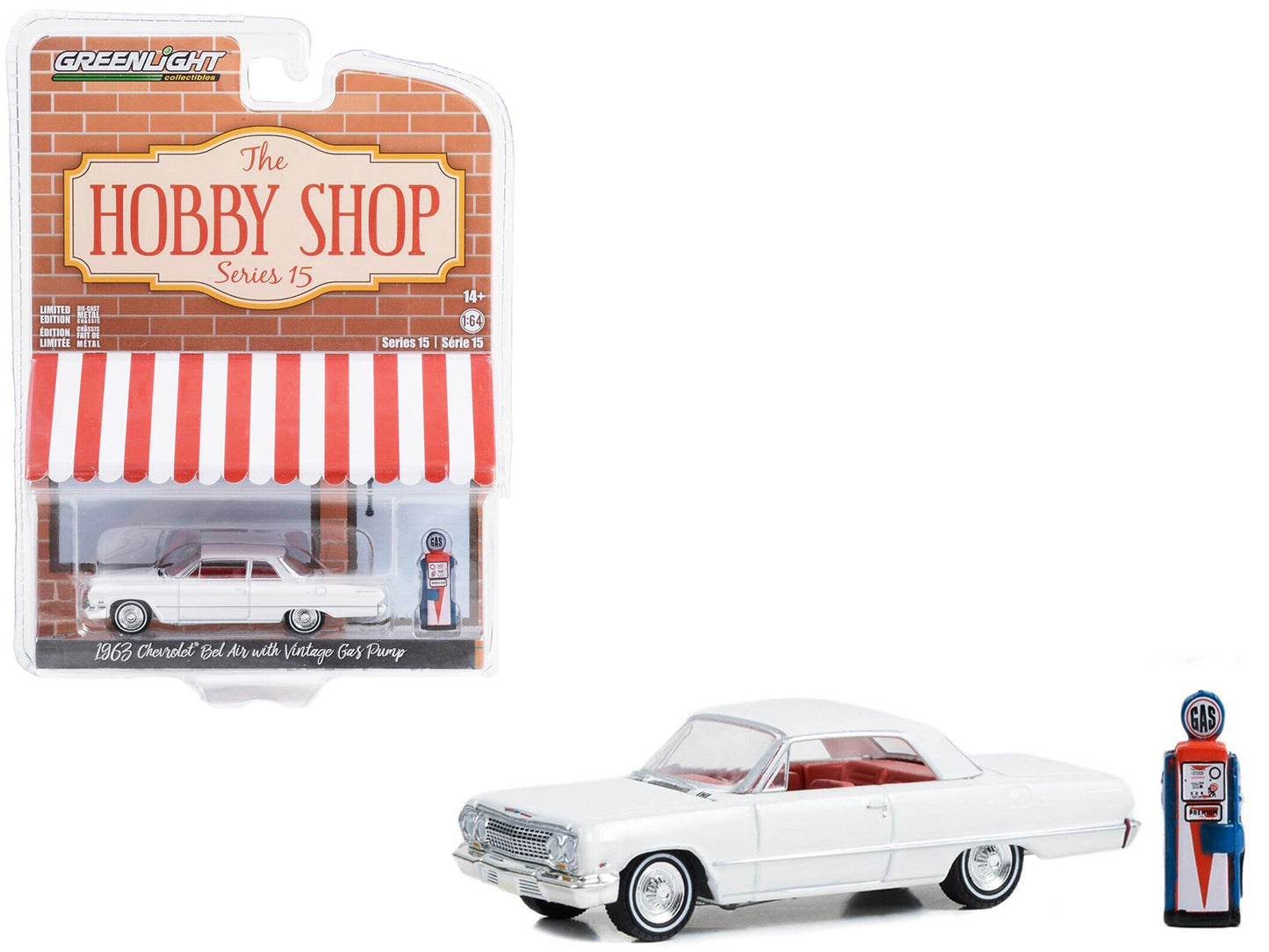 1963 Chevrolet Bel Air White Diecast Model Car