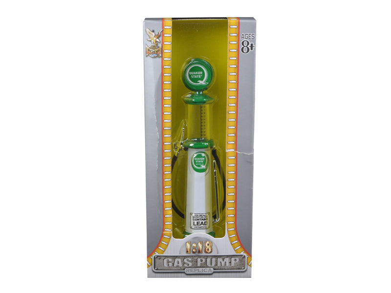 Quaker State Gasoline Vintage Diecast Model Gas Pump