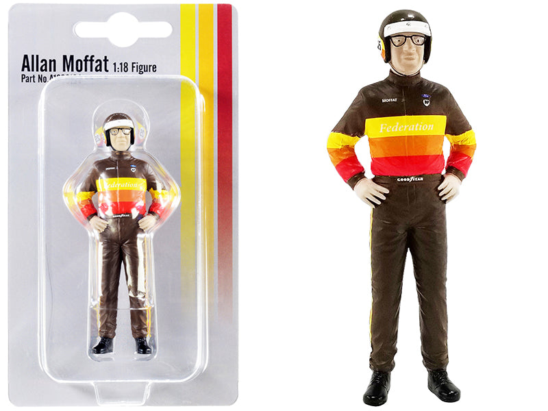 Allan Moffat Model Race Car Driver Figure