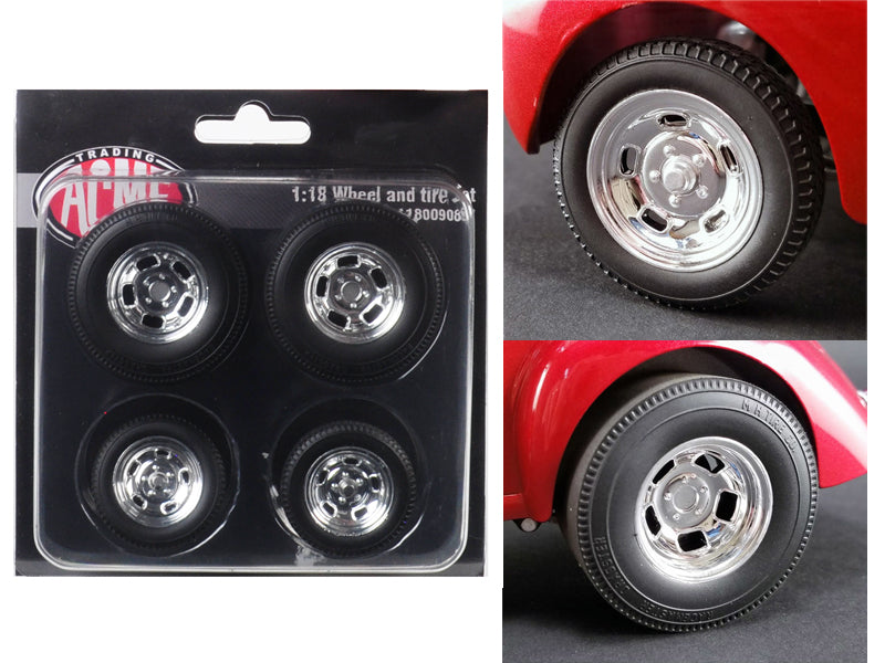 Polished Drag Wheels & Model Wheels & Tires