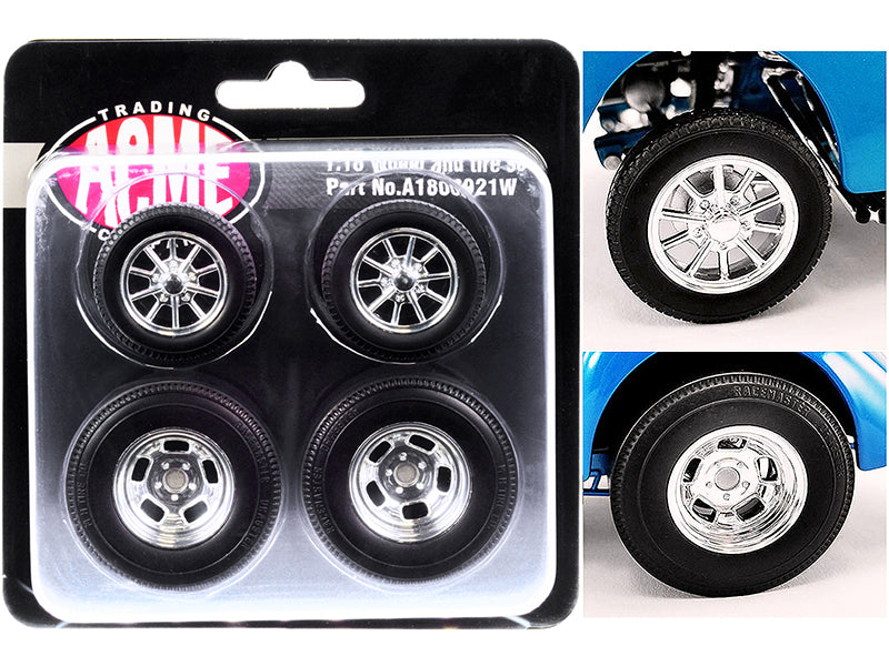 Show Chrome 1940 Gasser Model Wheels & Tires