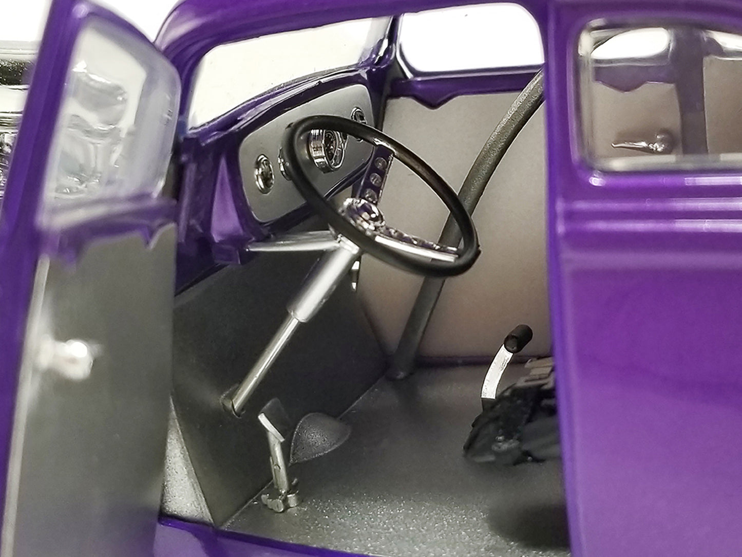 1933 Willys Gasser Plum Purple Diecast Model Car