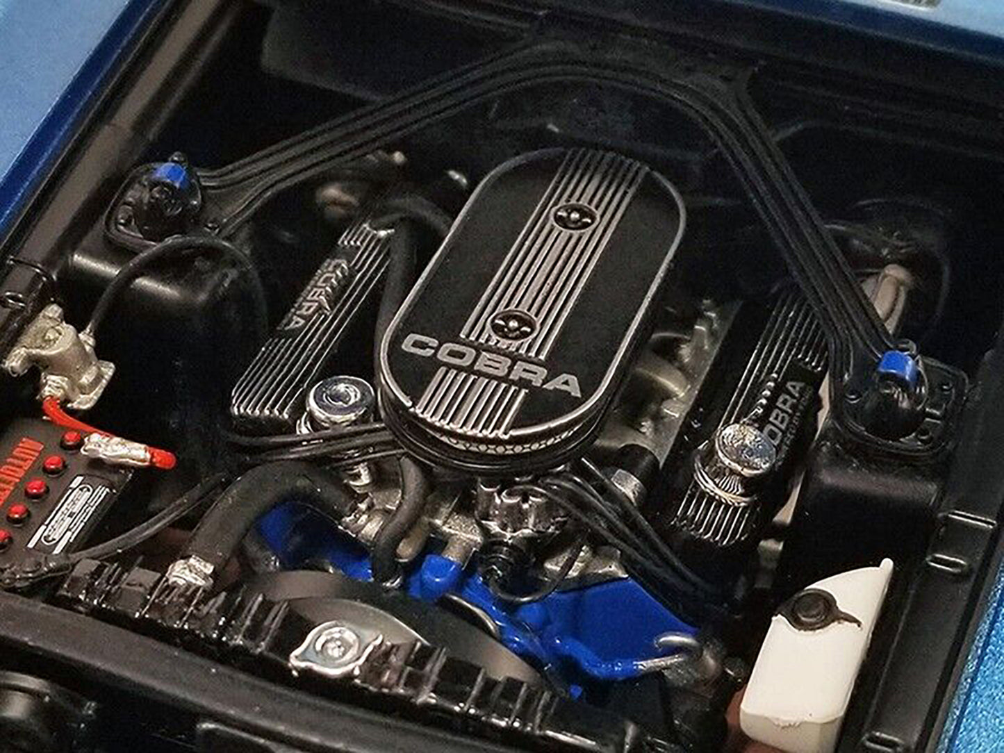 1968 Shelby GT500 Convertible Blue Diecast Model Car