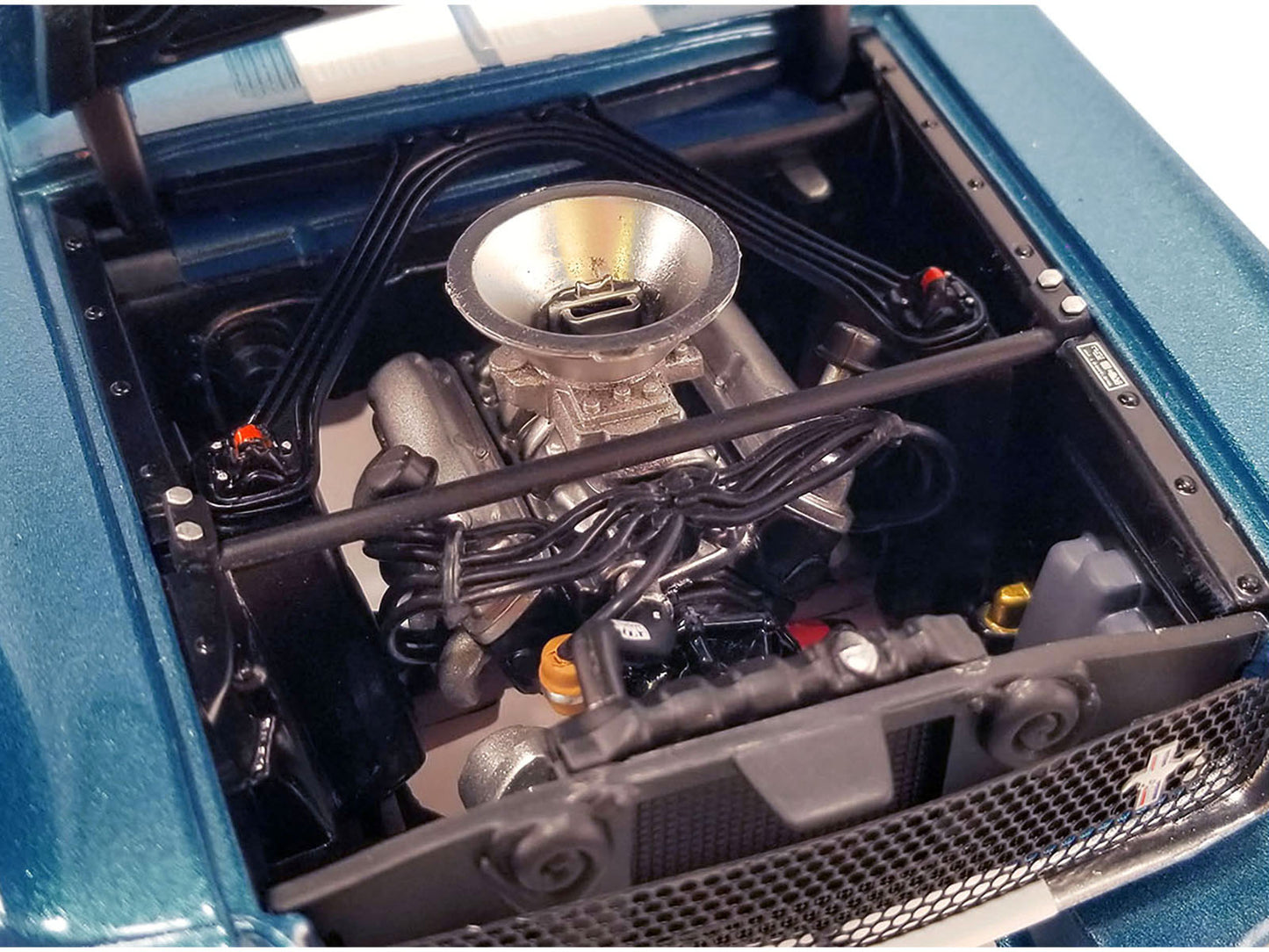 1965 Shelby GT 350R Blue Diecast Model Race Car