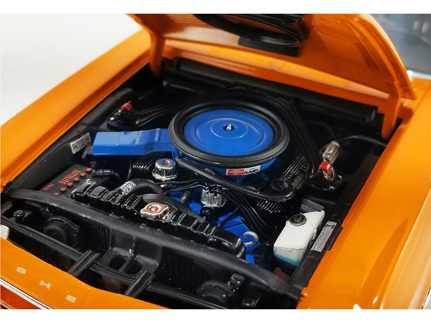 1968 Shelby GT500 KR 1:18 Scale Orange Diecast Model Car