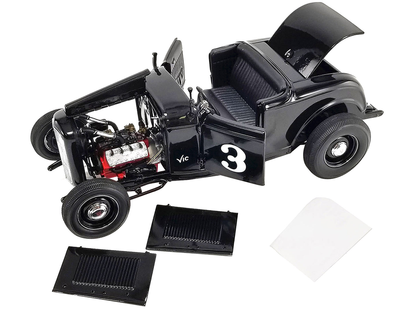 1932 Ford Salt Flat Black Diecast Model Race Car