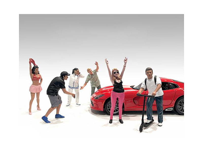 Figure18 6 Piece 1:18 Scale Plastic Model Figure Set