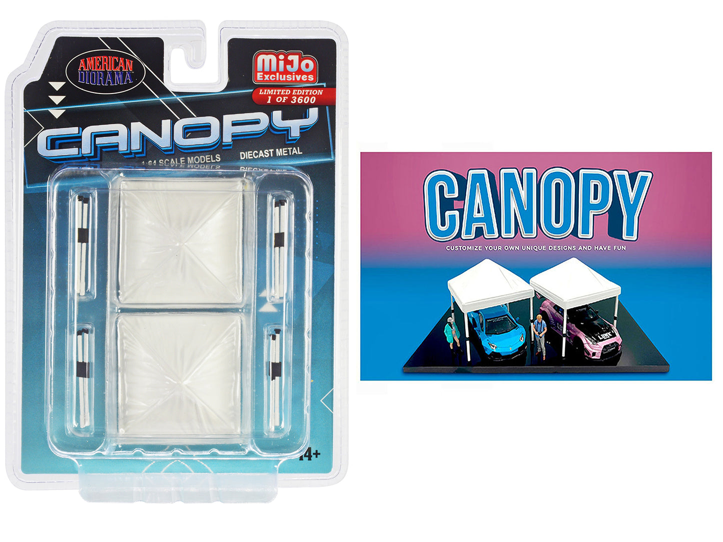 Canopy 2 Piece Set White Model Canopy Tent