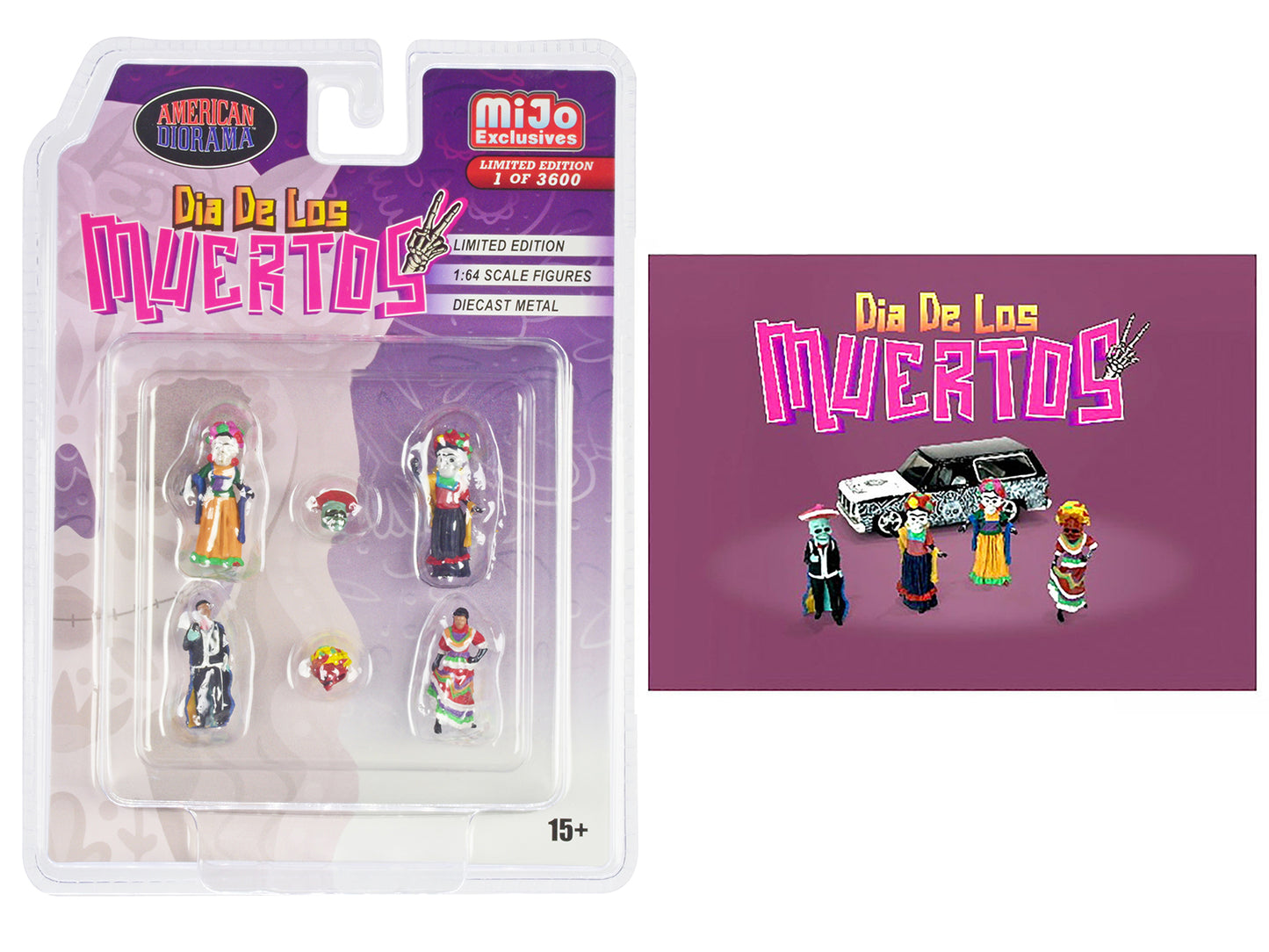 Dia de los Muertos Diecast Model Figure Set
