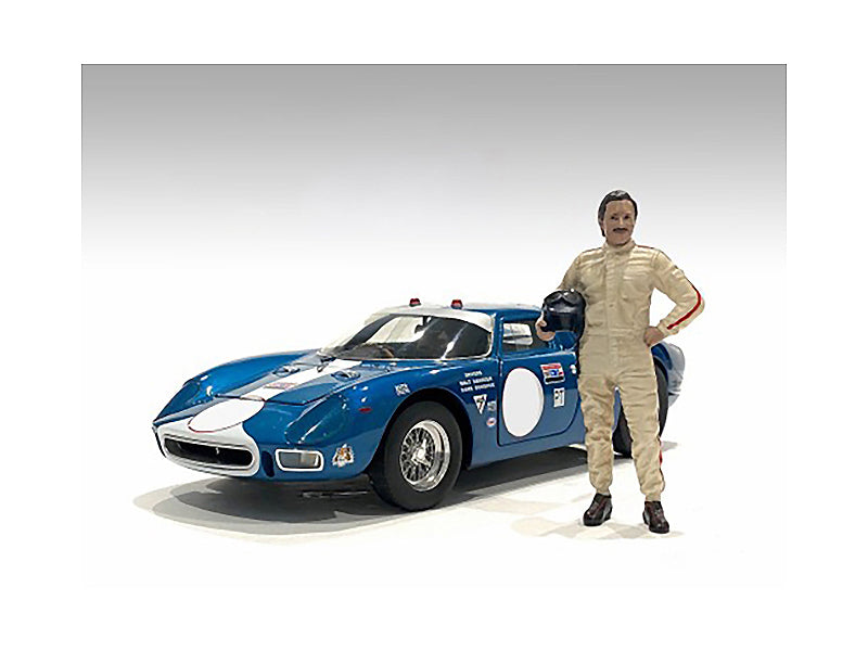 Brand new 1/18 scale of "Racing Legends" 60's Figures A and B Set of 2 for 1/18 scale models by American Diorama.
Only two figures