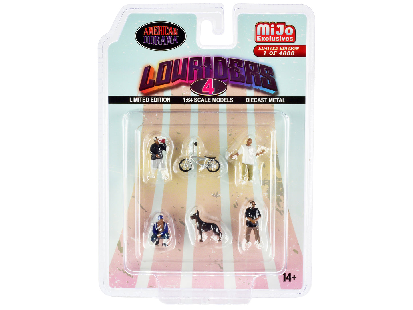 Set of Diecast Model Lowrider Figure