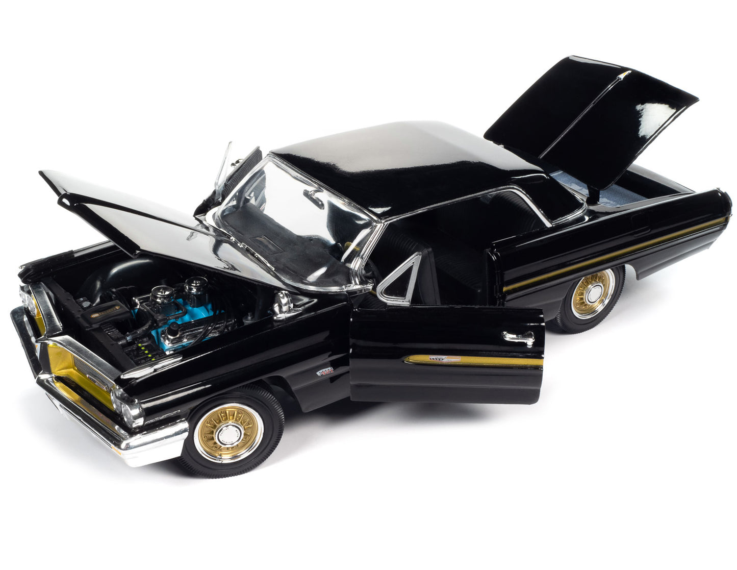 1962 Pontiac Grand Prix Black Diecast Model Car